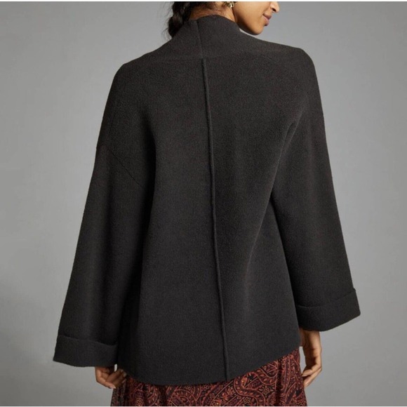 Anthropologie Clara’s Shawl Cardigan One Size Brown - Picture 2 of 12